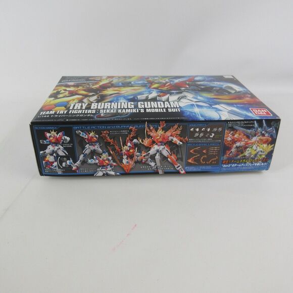 Bandai TRY BURNING GUNDAM Mobile Suit 1/144 HGBF 028 Model Kit - Picture 4 of 7